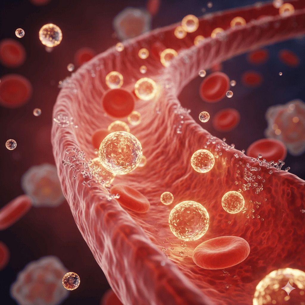 Food sequencing related blood vessel