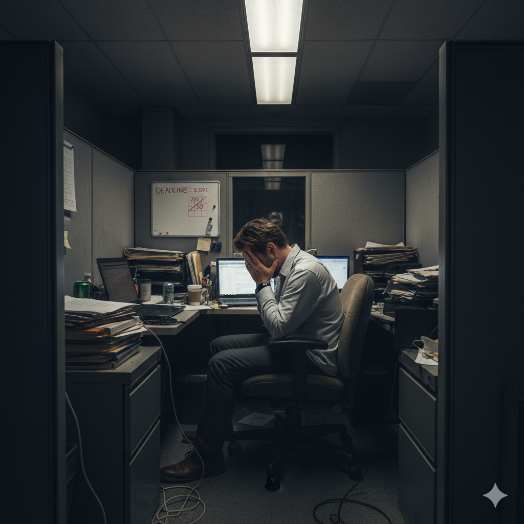 man in office needs somatic release