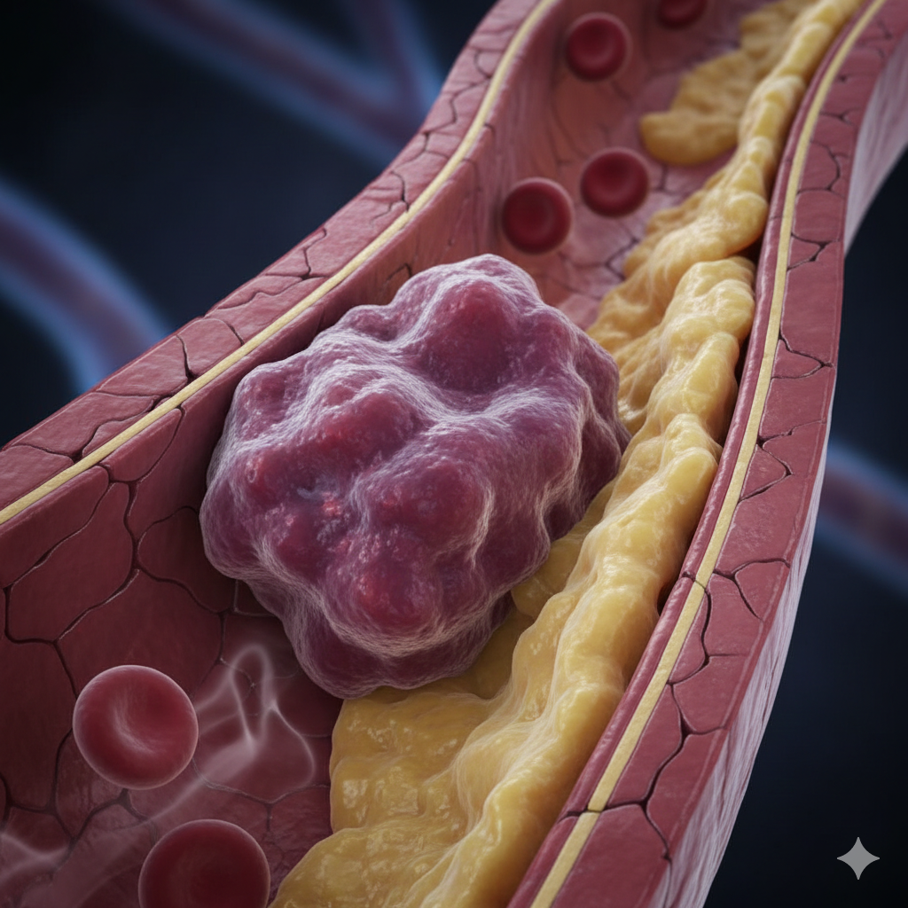 blood clot not good for vascular health