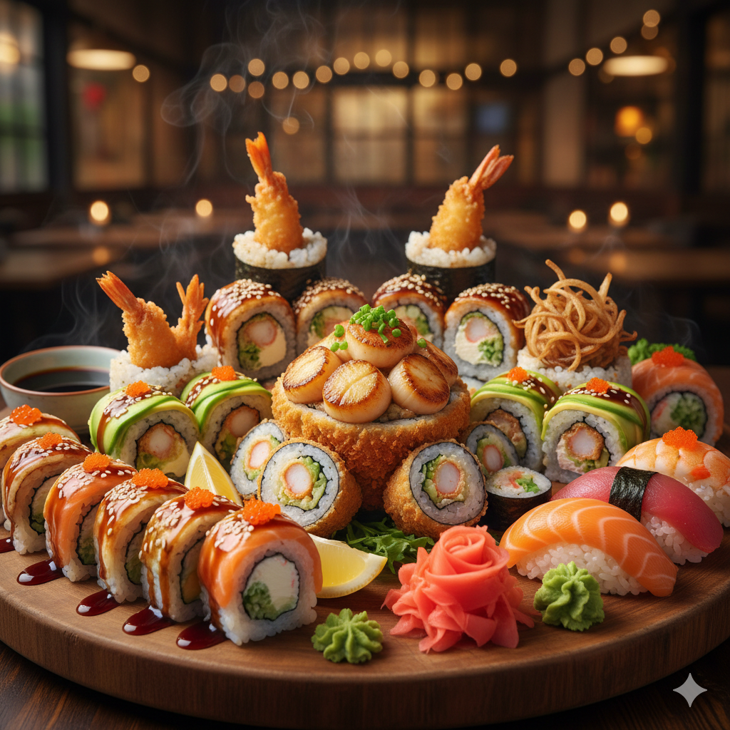 cheat day food sushi
