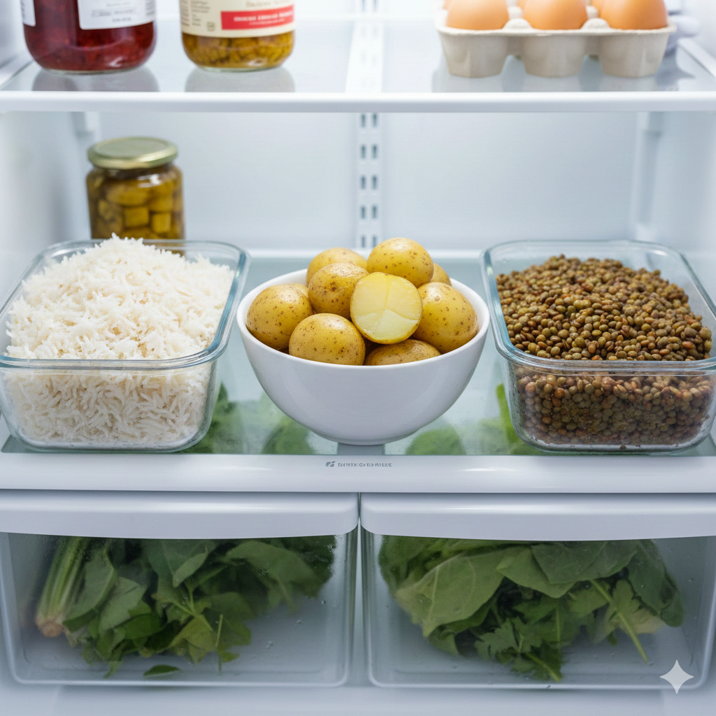food in fridge to make Resistant Starch